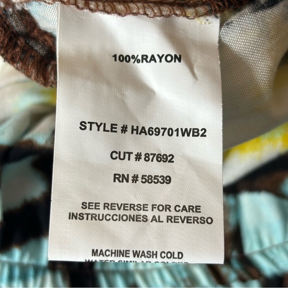 Speechless Strapless Maxi Dress Tie-Dye Relaxed Ruffle Hem Multicolor Size Small - Picture 10 of 15